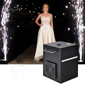 Wedding Disco Event DJ concert Stage equipment Spark cold machines with DMX 750W with remote control stage machine