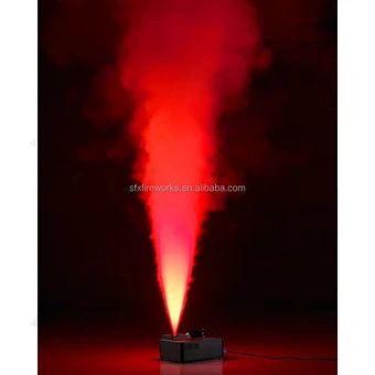1000W/1500W DMX LED Disco Fog Smoke Machine Wireless Remote Upward Spray Halloween Christmas New Year Parties Club DJ