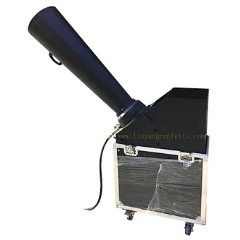 handle control Co2 Jet Stage Cannon blower blaster Mini Dj Paper Multi Color Dmx Confetti Machine For Wedding Opening Party
