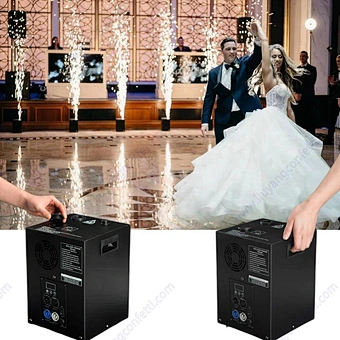 Mini Cold Spark Machine Wedding Cold Firework Machine For Party Disco Show Wedding 360 Photo Booth Accessories
