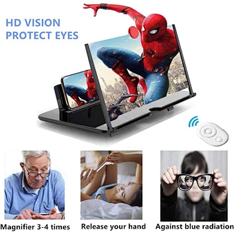 Mobile Gadgets Teen Cell Accessories Cool Dizaul Lupa De Pantalla Para Telefono Movil Hologram Projector Phone Screen Magnifier