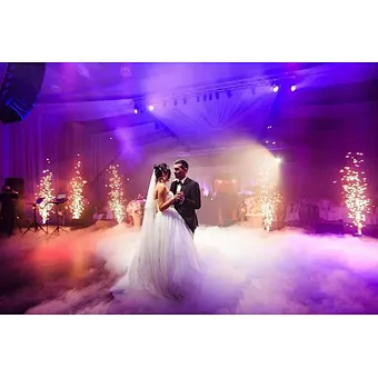 dry ice ground smoke fog machine 3500W dry ice machine for wedding first dance stage party wedding decoration