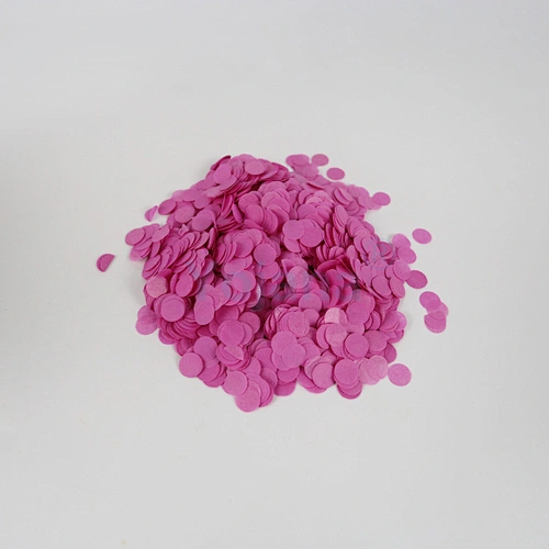2.5 cm  paper round shape  Colorfast Silver  Confetti Paper Confetti Wedding Birthday Party