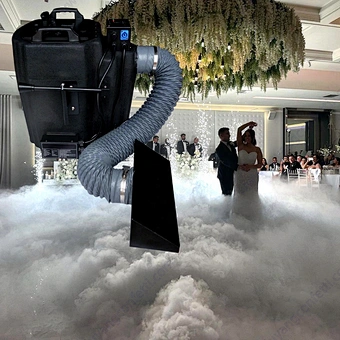Stage Professional Equipment Light New Fog High Capacity 3500W Dry Ice Machine with Low Smoke for Performance Wedding Event DJ