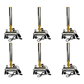 Remote control streamer guns cannon machine stage special effect rainbow confetti machine for football game wedding