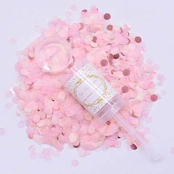 Foil Rice Paper Mini Pinata Gold Glitter Party Poppers Cannon Tissue  Push Pop Confetti