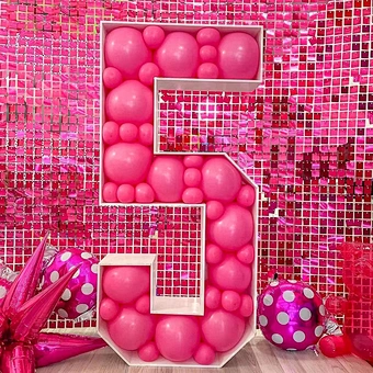 Frame Large Theme Decoration Supplies Love Event Baby Shower Box Birthday Party Wedding Paper Alphabet Balloon Letter Number