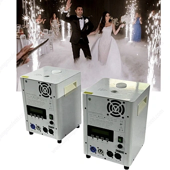Pyrotechnics SFX Hot Sale DJ Stage Lighting Sparking Electronic indoor fireworks cold spark machine for wedding digital illusion