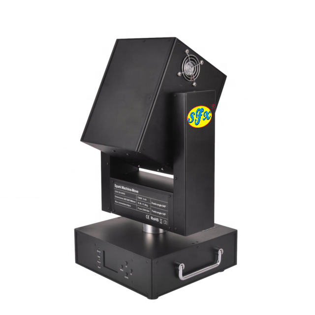 stage indoor fountain shake rotation moving head Spark Machine for wedding