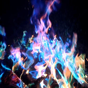 Family Outdoor Camping Bonfire Campfire Party Fireplace Powder Trick Pyrotechnics Toy Mystical Colour Magic Fire Colorful Flame