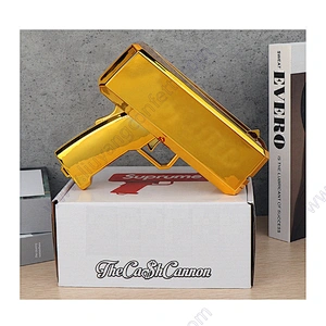 Paper Customization Machine Pink Super Dollar Shooting Toy 100 Cash Party Prop Shooter Gold Spray Note Make It Rain Money Gun