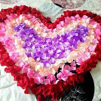 High Quality Silk 100pcs Wedding Decoration Confetti Girl Scatter Table Centerpieces Aisle Party Dinner Home Rose Flower Petal
