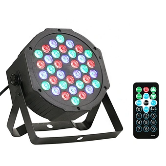 RGB DMX512 36 LED Par Lights Sound Activated Remote Control DJ Disco Bar Party Stage Lighting equipment professional