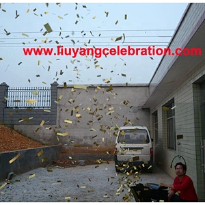 paper confetti blaster electric confetti machine big size Electronic remote control confetti blower for stage party wedding deco