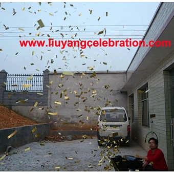 paper confetti blaster electric confetti machine big size Electronic remote control confetti blower for stage party wedding deco