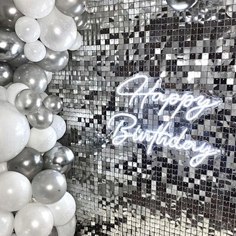 USA 7*7ft Wall Package Wedding Birthday Party Events Backdrop Sequin Panel Gold Shimmer Wall