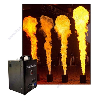 Safe Dmx Control Celebration Dj Wedding Party Stage Disco Show Ce Spray Thrower Artificial Light Fire Machine Flame Projector