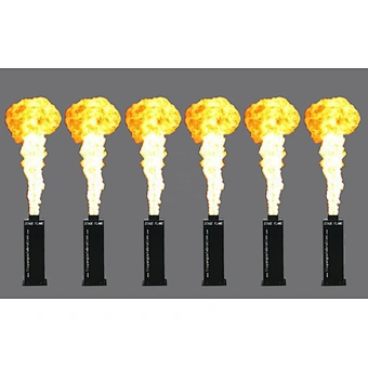 Professional DMX Control Flame Machine Fire Projector Wedding DJ Stage Events Concert Party Wedding Decorations Audio Video