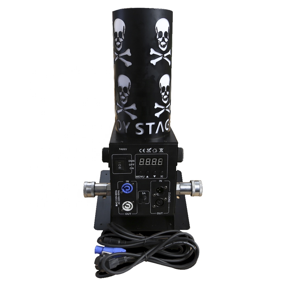 Led Ghost Dj DMX Control Stage Effect CO2 Jet Smoke Machine Spray 10Meters Led CO2 Jet Machine for Party Disco Holiday Weddings