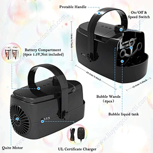 Electric Automatic Plastic Outdoor New Design Summer Magic Maker Blower Fan Kids Toy Bubble Machine for party wedding stage