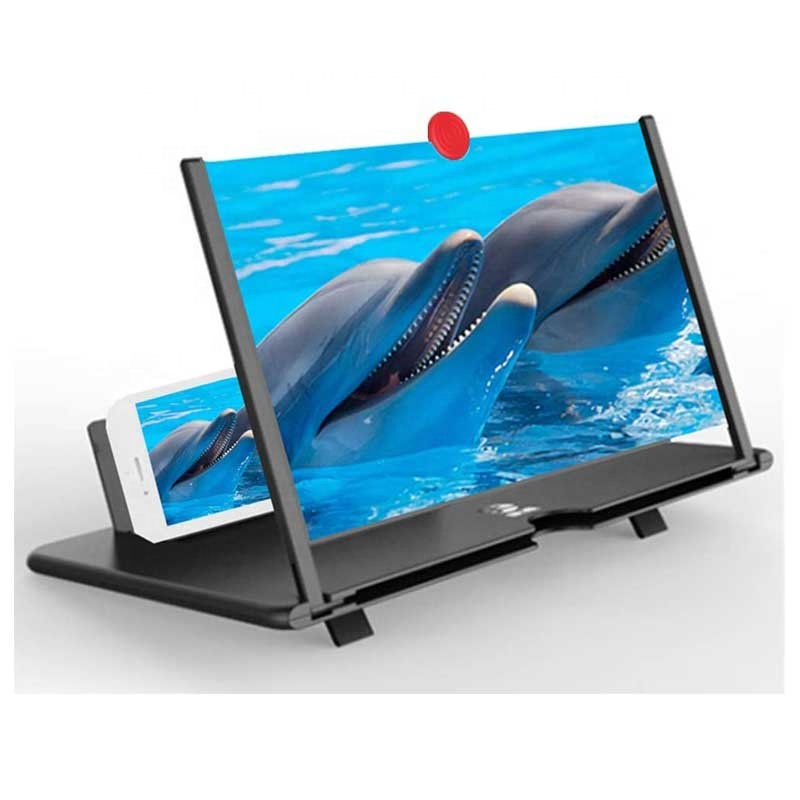 Magnifier Video Cell Foldable Screen Silicone 3d Signal Mobile Sound Speaker Booster Holder Phone Amplifier