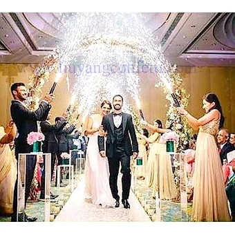 Weeding Party Reusable Fountain Indoor Pyrotechnic Stage Firework Electric Sparkler Machine Wedding Event Held Cold Pyro Shooter