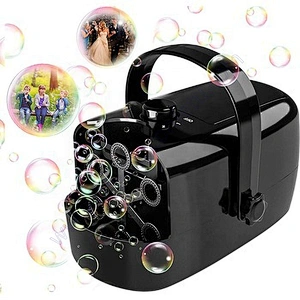 Electric Automatic Plastic Outdoor New Design Summer Magic Maker Blower Fan Kids Toy Bubble Machine for party wedding stage