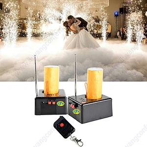 wedding marriage decoration couple entry D02 Two channel remote control stage indoor cold fountain base fireworks firing system