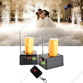 wedding marriage decoration couple entry D02 Two channel remote control stage indoor cold fountain base fireworks firing system