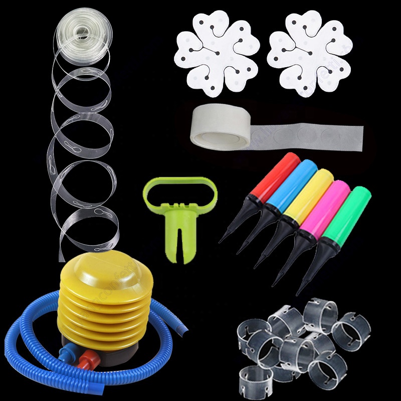 Party Arch Connector Seal Clip Holder Column Stand Inflator Pump Kit Design Bobo Plastic Wedding Decoration Accessories Balloon