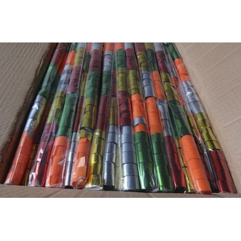 Good quality tissue and metallic streamer confetti paper