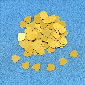 gold shine sparkle love heart wedding favor table decoration color paper confetti for wedding valentine birthday party