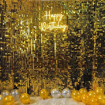 sequin wall backdrop for birthday party decoration multi color shimmer wall panel