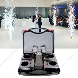 Indoor Effect Wireless Remote Control Fire Stage Fountain Fireworks Pyrotechnics Firing System Cold Pyro Machine For Wedding
