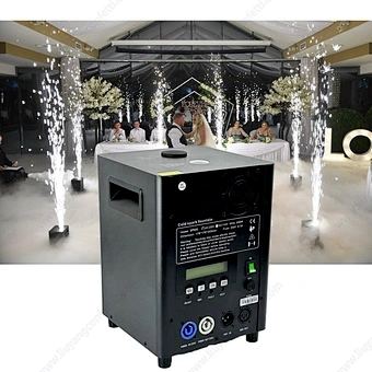 DJ Concert Event Stage Lighting Sparking fire works Electronic indoor fireworks cold spark machine for wedding digital illusion
