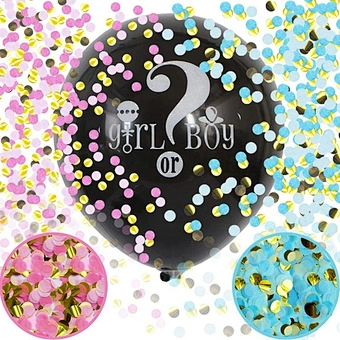 Eco-friendly Confetti Biodegradable Baby Shower Party Supplies Big Size 36