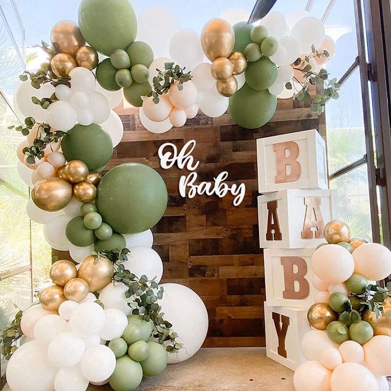Kit Wedding Birthday Decoration Party Baby Shower Decor Accessories Diy Macaron Blue Mint Globo Anniversary Balloon Garland Arch