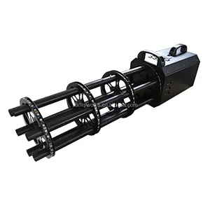 Hand hold electric Color Paper Fireworks Shooter Machine Papier 6 Shots Recharage Battery Confetti Gun for Disco Night Club dj