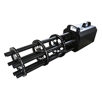 Hand hold electric Color Paper Fireworks Shooter Machine Papier 6 Shots Recharage Battery Confetti Gun for Disco Night Club dj