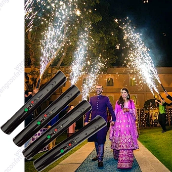 hand held reusable use the normal cold pyro ice fountain cold pyro shooter cold flame pyrotechnic for festival