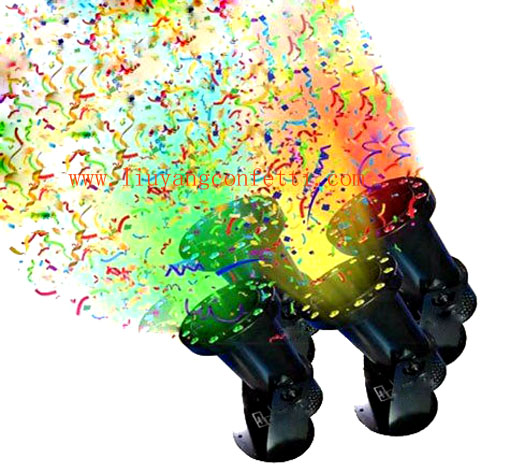2020 party supplies spray confetti blower cannon LED CONFETTI MACHINE for DJ stage special effect wedding celebration