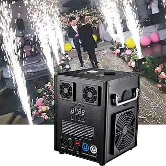 Wedding Disco Event DJ concert Stage equipment Spark cold machines with DMX  650W 600W  with remote control stage machine