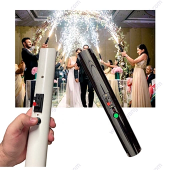 China Cartridge Factory Machine Cold Fire Wedding Couple Entry Mariage Bride Party Stage Handheld Mini Fountain Fireworks