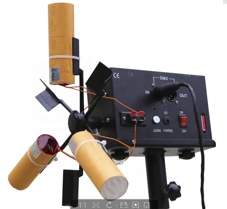 Stage electric windmill rechargeable battery Machine Fireworks Wedding Stage Indoor Spinning Fountain Cold Pyro