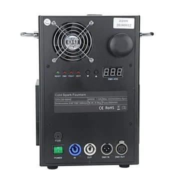 Wedding Party Stage Cold Fountain Spark Machine Led Cold Spark Machine For Stage Special Effects Cold Sparklers for Stage Events