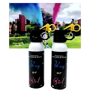 Hot Sale Gender Reveal Fire Extinguisher Smoke Cannon Boy Or Girl Cornstarch Gender Reveal Party Spray Wholesale