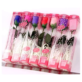 Valentines Day Rose Box Soap Roses Forever Galaxy Decorations I Love You Boxes Flowers Artificial Preserved Valentine Gift