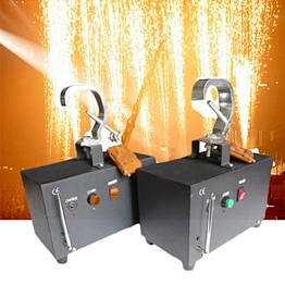 400W Stage Effects DMX Cold Spark Machine Stage Special Effect Fountain Waterfall Spark Cold Fireworks Machine for Stage Effects