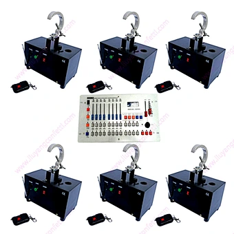 600W DMX Control Stage Titanium Alloy Cold Spark Fountain Wedding Party Stage Show device