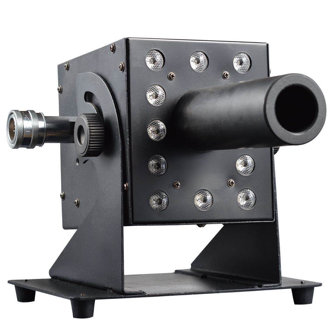 Powercon LED CO2 jet, Both DMX and Power control for wedding party